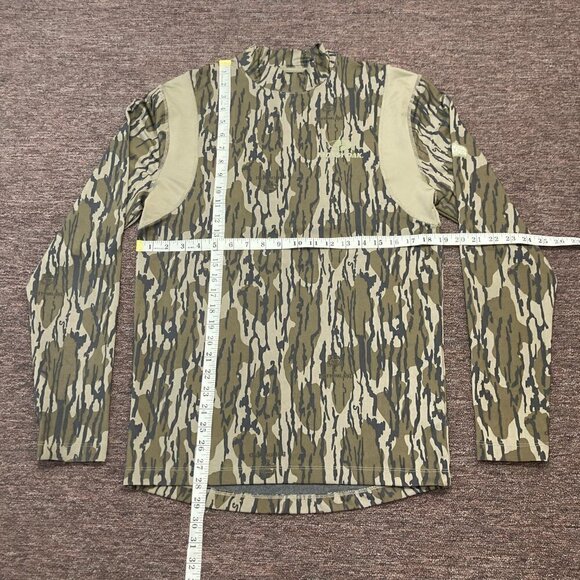 EHG Elite Mossy Oak Bottomland Camo Shirt Men’s Medium M Thermal Base Mock Neck - Picture 7 of 8